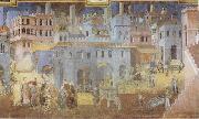 Ambrogio Lorenzetti Life in the City oil painting
